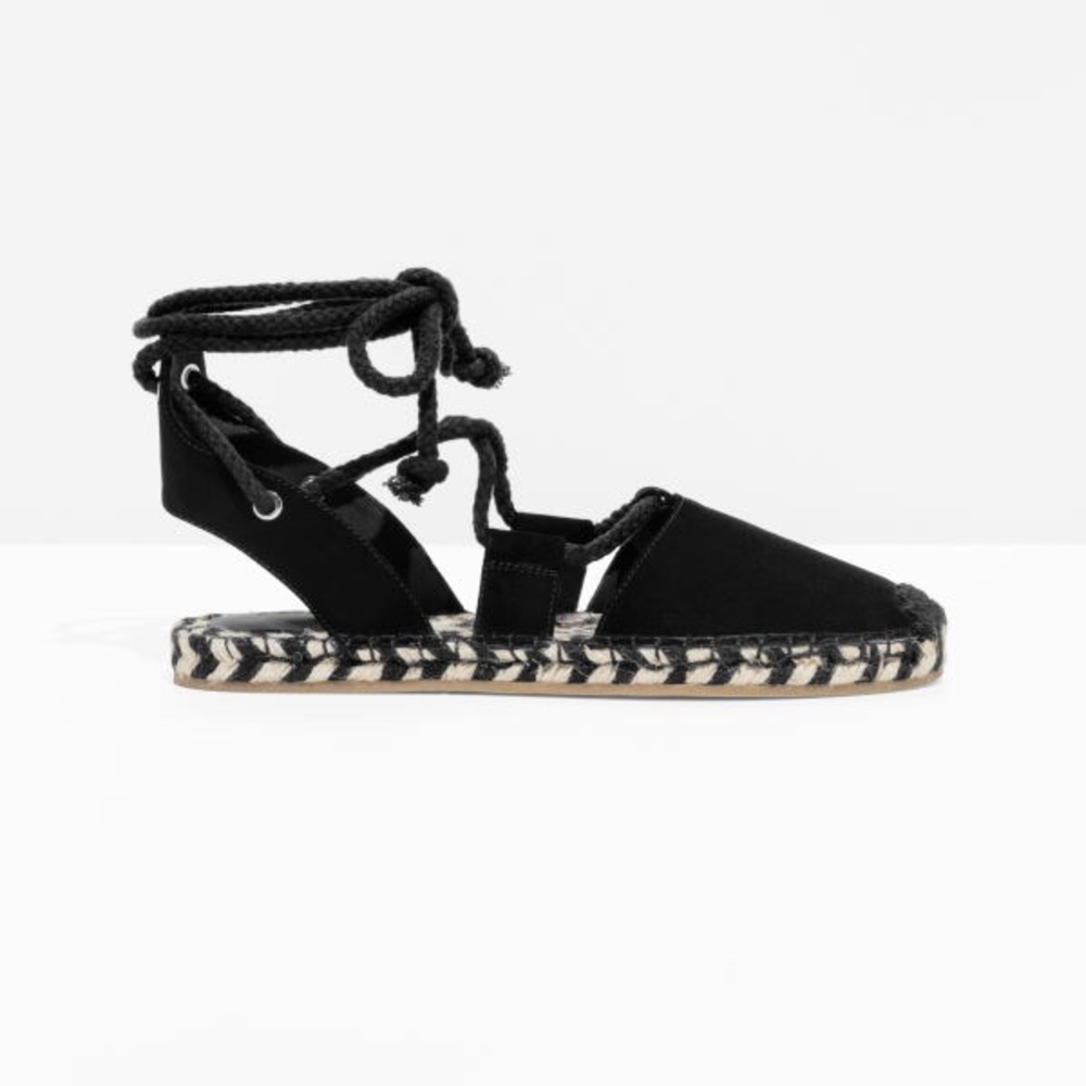 & Other Stories Espadrilles Tie Up